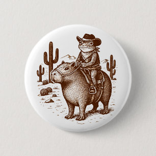 Cowboy Frosch Button