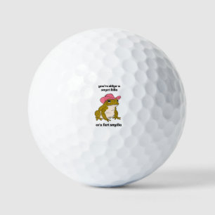 Cowboy Frosch Meme Smart Fella oder Fart Smella Golfball