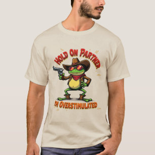 Cowboy Frosch Meme Sweatshirt - Western Cowboy Ges T-Shirt