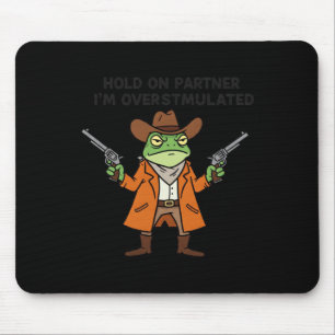 Cowboy-Froschsticker Mousepad