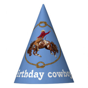 Cowboy-Geburtstag Partyhütchen