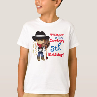 Cowboy-Geburtstags-T - Shirt