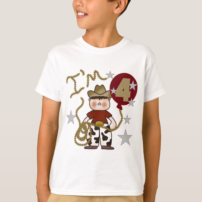Cowboy Geburtstagsgeschenke und Geschenke T-Shirt (Vorderseite)