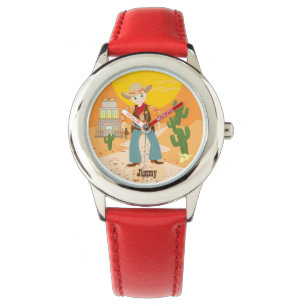 Cowboy-Geburtstagsparty Armbanduhr