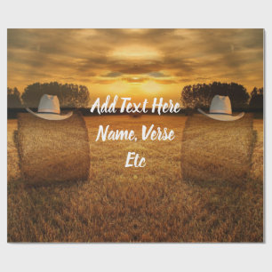 Cowboy Geschenkpapier