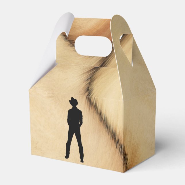 Cowboy Geschenkschachtel (Vorderseite)