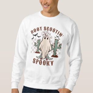 Cowboy Halloween Boot Scootin Spooky Sweatshirt