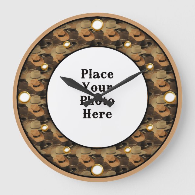 Cowboy hasst die Uhr am Foto (Vorderseite)