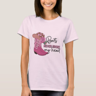 Cowboy Hat Boots Let's Go Girls Western Cowgirls T-Shirt