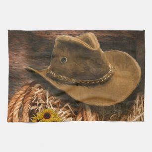 Cowboy Hat Geschirrtuch