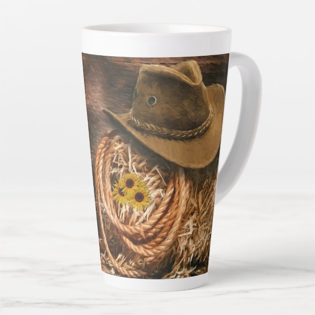 Cowboy Hat Milchtasse (Rechte Ecke)