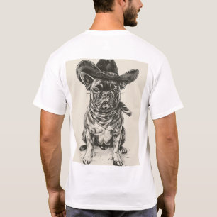 Cowboy Hat Retro Tinte T-Shirt