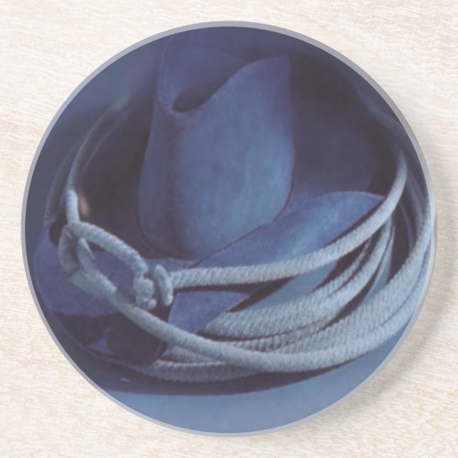 Cowboy-Hat-Untersetzer Untersetzer (Vorne)