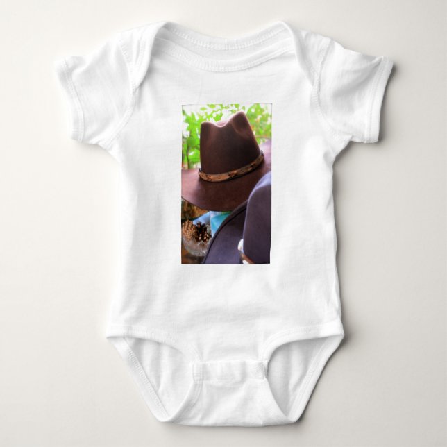 Cowboy Hats Baby Strampler (Vorderseite)