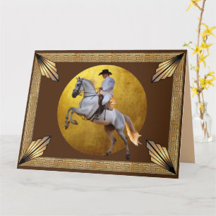 Cowboy Hollywood Regency Movie Star Karte