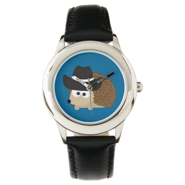 Cowboy-Igel Armbanduhr (Vorderseite)