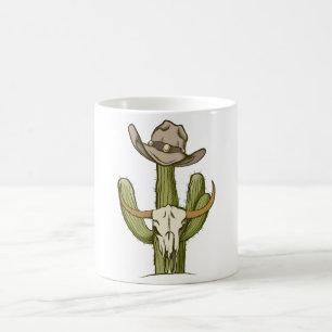 Cowboy in Western Cactus Yeehaw - Geschenkideen Kaffeetasse