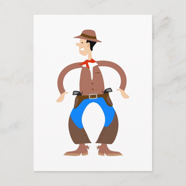 Cowboy Joe Postkarte (Vorderseite)