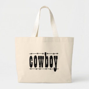 Cowboy Jumbo Stoffbeutel