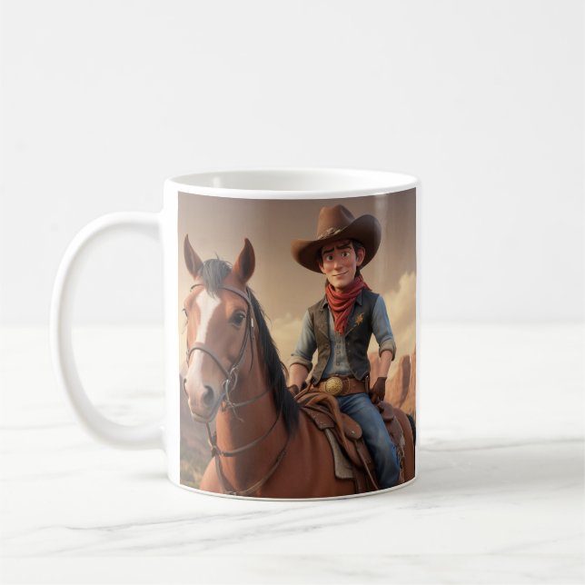 Cowboy Kaffeetasse (Links)
