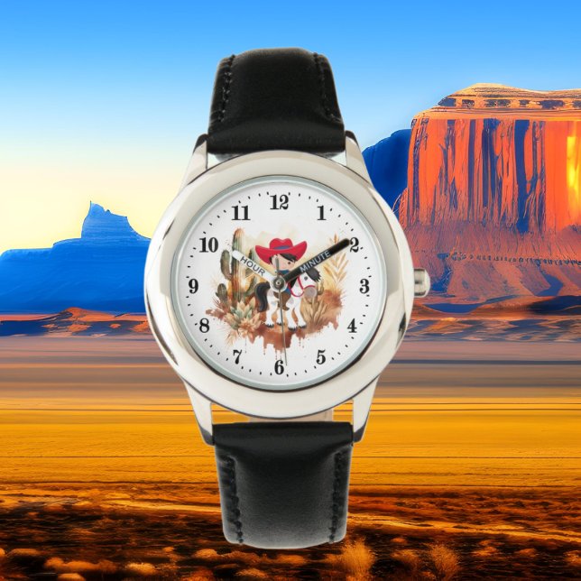 Cowboy-Liebhaber des coolen Westerns Armbanduhr (Von Creator hochgeladen)