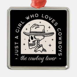 Cowboy Liebhaber Western Dunkle Romantik schwarz Ornament Aus Metall