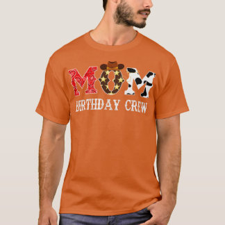 Cowboy Mama Geburtstag Crew Western Rodeo Thema Bi T-Shirt