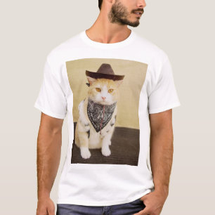 Cowboy-Miezekatze T-Shirt