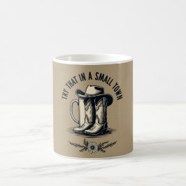 Cowboy Minimalistische Tasse