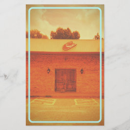 Cowboy Motel Vintag Stationary Briefpapier