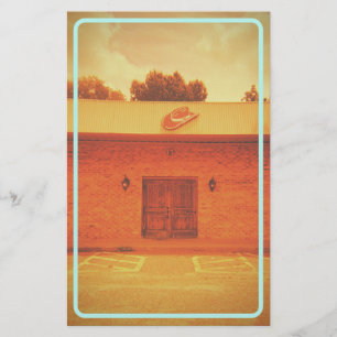 Cowboy Motel Vintag Stationary Briefpapier