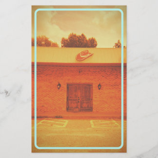 Cowboy Motel Vintage Schreibwaren Briefpapier
