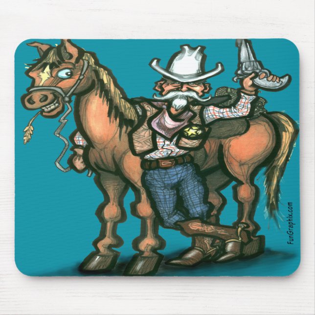 Cowboy Mousepad (Vorne)