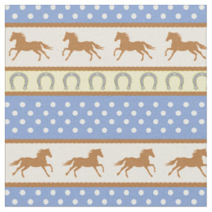 Cowboy Niedlich Baby Kinderzimmer Land Kinder Pfer Stoff