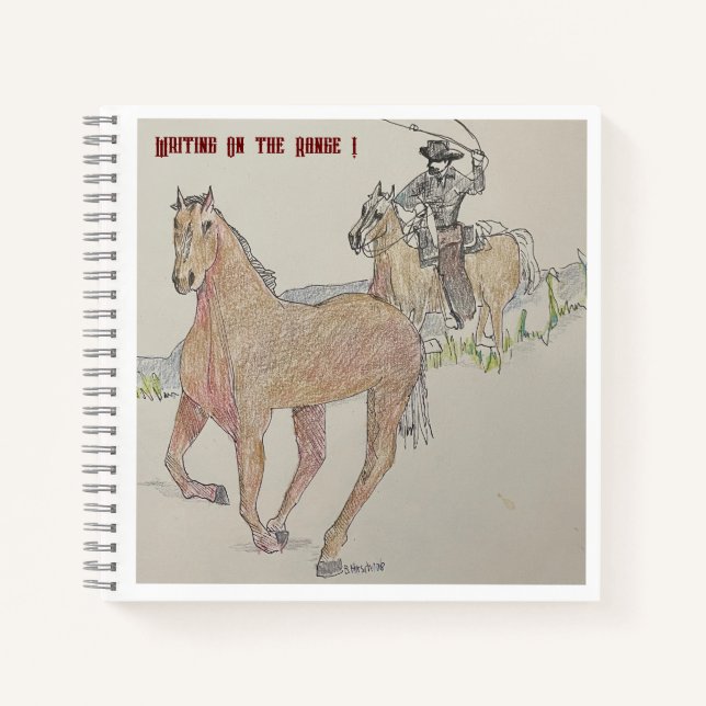 Cowboy-Notebook ! Notizbuch (Vorderseite)