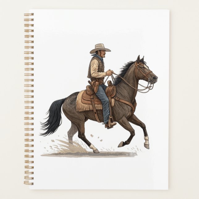 Cowboy On Horse Planer (Vorderseite)
