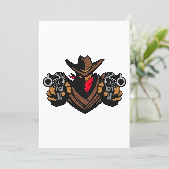 Cowboy Outlaw Einladung (Von Creator hochgeladen)