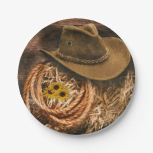 Cowboy Pappteller