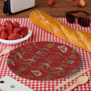 Cowboy-Party Essentials Pappteller
