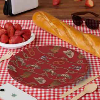 Cowboy-Party Essentials Pappteller