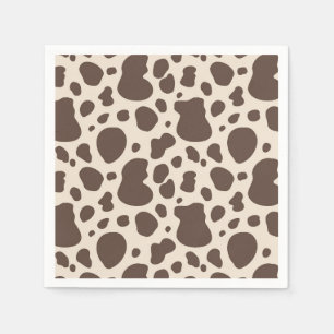 Cowboy Party Napkins   Kuh Print Napkins Serviette