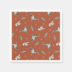 Cowboy Party Napkins   Western Party Napkins Serviette