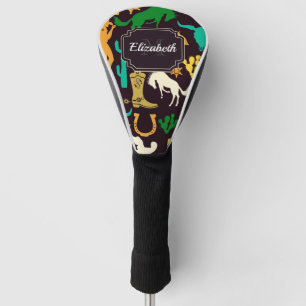 Cowboy Pattern Golf Headcover
