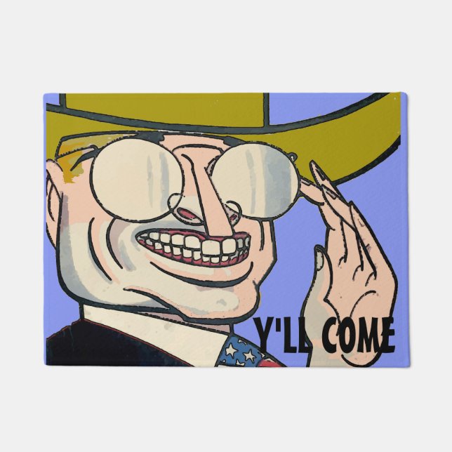 Cowboy Personalisierte Fußmatte (Vorderseite)