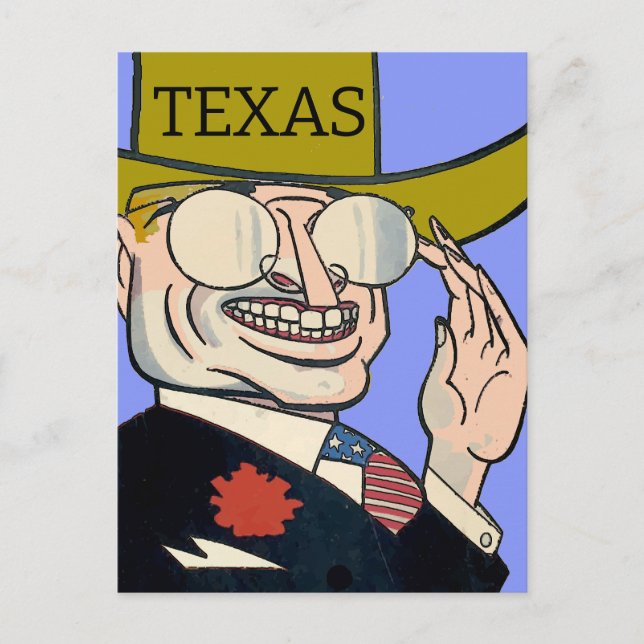 Cowboy Postcard Postkarte (Vorderseite)