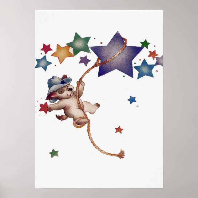 Cowboy-Poster Poster (Vorne)