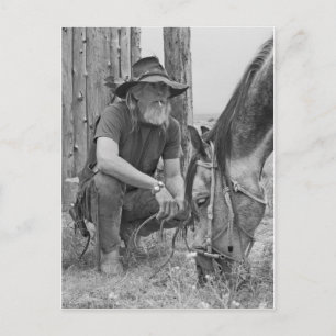 Cowboy Postkarte