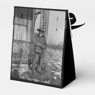 Cowboy Rancher oder kanadischer Outlaw des alten W Geschenkschachtel