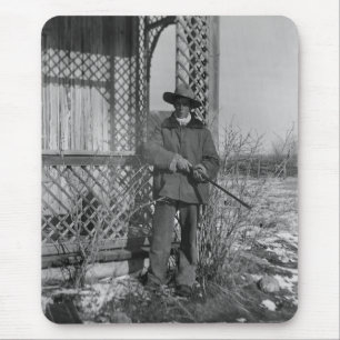 Cowboy Rancher oder kanadischer Outlaw des alten W Mousepad