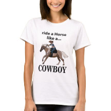Cowboy reitet ein Pferd wie ein Cowboy